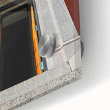 Large abstract wall art depicting Daytona scenery in mid-century modernist style on acrylic glass.