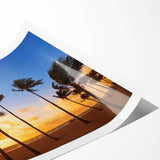 Extra large wall art featuring line art flowers in muted earth tones on a rolled print, ideal for large living room decor.