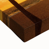 Black and white stretched canvas featuring a detailed Fort Lauderdale landscape, ideal for bedroom wall art.