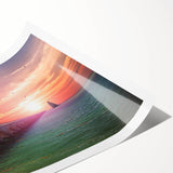 Extra large rolled print of line art flowers in monochrome, ideal for large living room wall art.