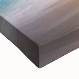 Large art of Kauai landscape in black and white on stretched canvas, suitable for bedroom wall decor.