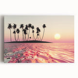 Black and white stretched canvas of Maui scenery, ideal for kitchen wall art.