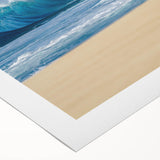 Art deco poster featuring a stylized Oahu, Hawaii scenery in pastel shades on rolled canvas, suited for dining room decor.