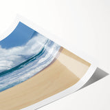 Extra large wall art featuring line art flowers in muted earth tones on a rolled canvas.