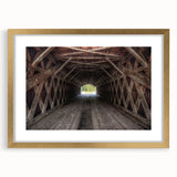 Extra large abstract art print depicting textured Iowa scenery in muted earth tones, framed in gold.