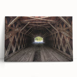 Black and white photograph of Iowa scenery on stretched canvas, suitable as large kitchen wall art.