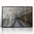 Large abstract wall art depicting a vibrant Kentucky scenery on a black framed acrylic print.