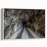 Vintage poster art of Kentucky scenery on a framed canvas, featuring colorful art in extra large size.