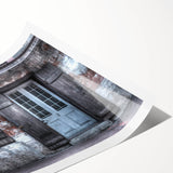 Extra large wall art of line art flowers in black and white, printed on rolled canvas, suitable for large living room spaces.