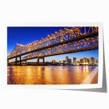 Rolled print of Louisiana scenery with lush floral elements in soft green and pink tones, ideal for art wall dining room.