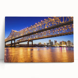 Black and white photo of Louisiana scenery on large stretched canvas, suitable as kitchen wall art or for bedroom ambiance.