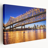 Large canvas print of a Louisiana landscape in soft green and blue tones, suitable for kitchen wall art.