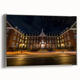 Framed canvas featuring a vintage-style landscape art painting of Annapolis, Maryland.