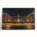 Black and white photograph of Annapolis scenery on stretched canvas, ideal for kitchen wall art or bedroom ambiance.