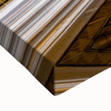 Black and white landscape art painting of Boston skyline on large stretched canvas, suitable for bedroom wall decor.