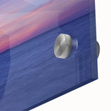 Large abstract wall art depicting Cape Cod scenery in mid-century modernist style on acrylic glass.