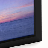 Extra large framed canvas of a textured Cape Cod scenery in black with colorful accents, ideal for living room decor.