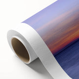 Art deco poster of Massachusetts Cape scenery in pastel shades on rolled canvas, suitable for nursery wall art.