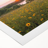 Art deco poster of Minnesota scenery in muted earth tones on rolled canvas, suitable for dining room decor.