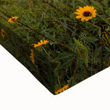 Large art featuring a black and white landscape of Minnesota on stretched canvas, ideal for bedroom wall decor.