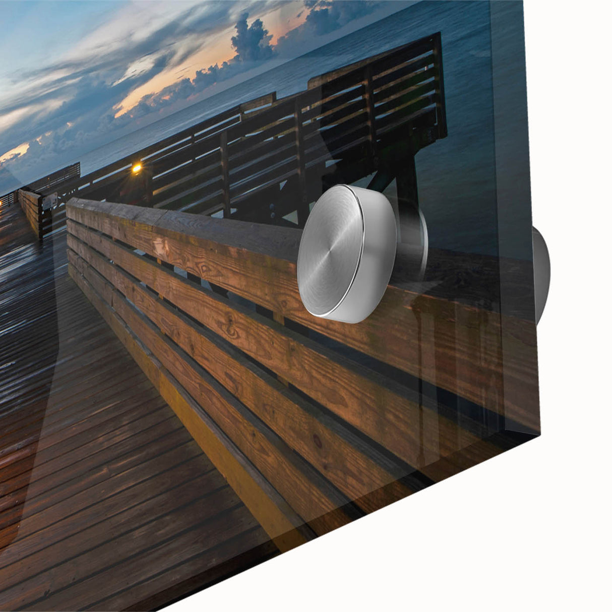 Large abstract wall art featuring a Mississippi landscape in muted earth tones on acrylic glass.