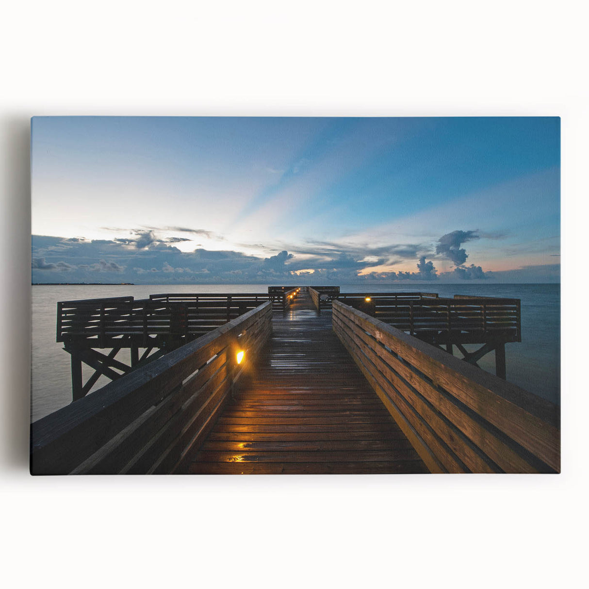 Black and white photograph of the Mississippi landscape on stretched canvas, suitable for kitchen wall art.