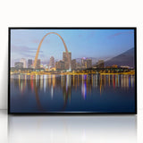 Large abstract wall art depicting the St.