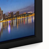 Textured black wall art depicting the St.