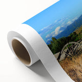 Art Deco poster of Montana scenery in pastel shades on rolled canvas, perfect for nursery wall art.