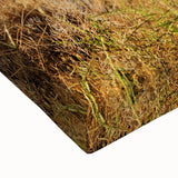 Large art featuring a black and white landscape painting of Montana scenery on stretched canvas.