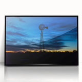 Large abstract wall art featuring a Nebraska scenery in muted earth tones on framed acrylic.