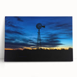 Black and white large art canvas of a Nebraska landscape, ideal for kitchen wall art or bedroom ambiance.