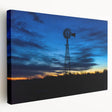 Large stretched canvas depicting a serene Nebraska landscape in soft earth tones, ideal for kitchen wall decor.
