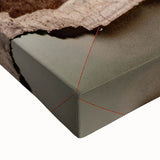 Black and white landscape art painting of Hoover Dam on stretched canvas, ideal for bedroom wall decor.