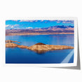 Extra large rolled print of Lake Mead, Nevada, featuring muted blue and gray tones.