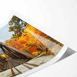 Extra large wall art featuring line art flowers in muted tones on a rolled print, ideal for large living room decor.