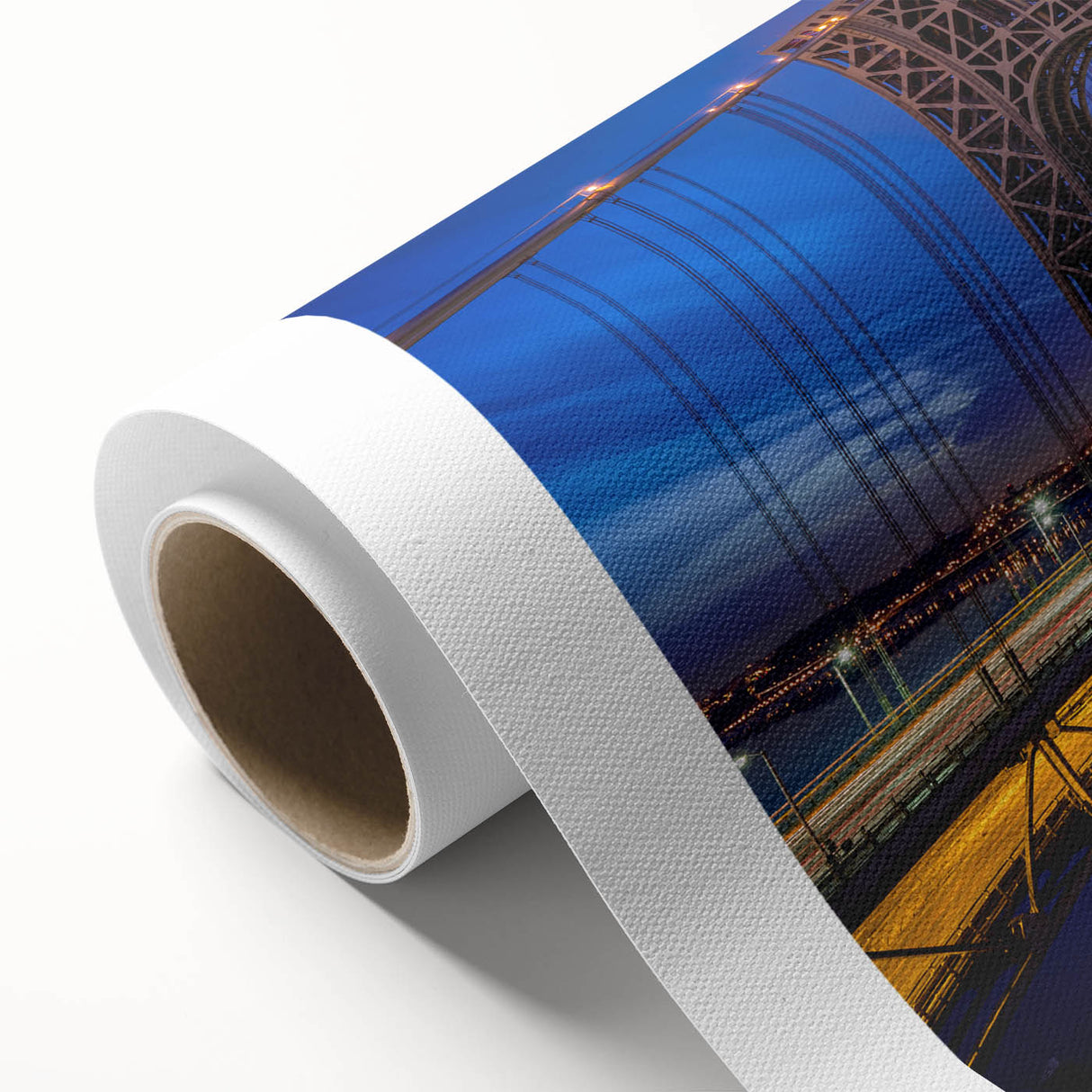 Art deco poster of New Jersey scenery in pastel shades on rolled canvas, ideal for nursery wall art.
