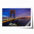 Rolled canvas print of New Jersey scenery with soft pastel colors, ideal for art wall dining room.