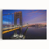 Black and white stretched canvas of New Jersey scenery, ideal for kitchen wall art.