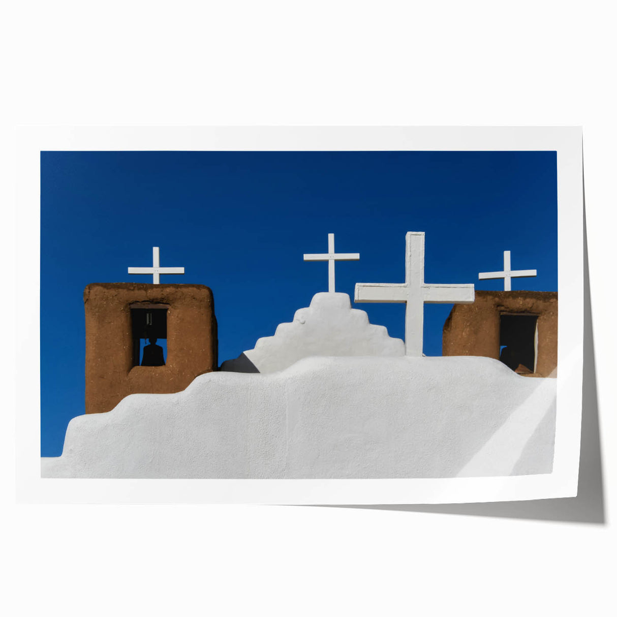 Extra large rolled print of New Mexico scenery with vibrant desert flora, ideal for art wall dining room.
