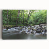 Black and white stretched canvas of Durham, North Carolina skyline, ideal for kitchen art.