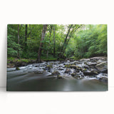 Black and white stretched canvas of Durham, North Carolina skyline, ideal for kitchen wall art.