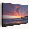 Panoramic Outer Banks, North Carolina scenery on stretched canvas, featuring serene blue and green tones.
