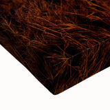 Large art of a North Dakota landscape in black and white on stretched canvas, suitable for bedroom wall placement.