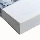 Large art of Central Park in black and white on stretched canvas, ideal for bedroom wall decor.