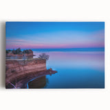 Black and white photograph of Oklahoma scenery on stretched canvas, ideal for kitchen art.