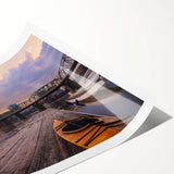 Extra large rolled print featuring line art flowers in muted earth tones, ideal for large living room wall art.