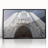 Large abstract wall art depicting Pittsburgh skyline in muted gray and black, framed in acrylic.