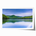 Rolled print of Pennsylvania scenery with lush greenery and floral elements, ideal for art wall dining room.