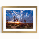 Extra large abstract art print of Phoenix Valley in gold frame with textured design, suitable for living room decor.
